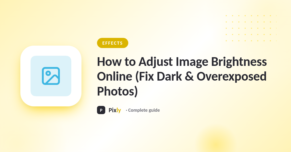 How to Adjust Image Brightness Online (Fix Dark & Overexposed Photos)